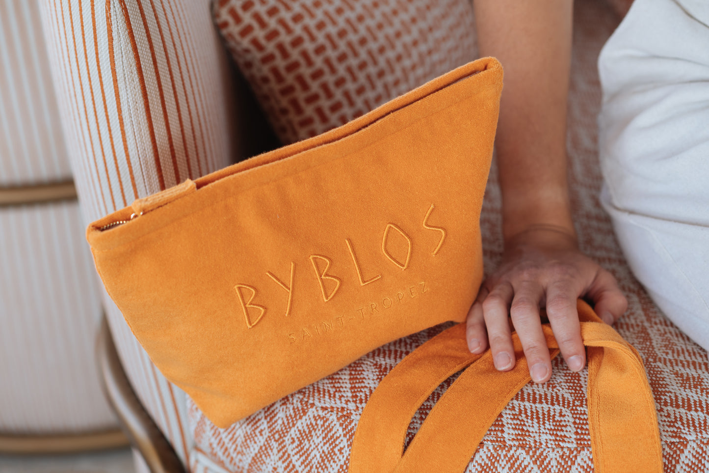 BYBLOS TERRYCLOTH POUCH