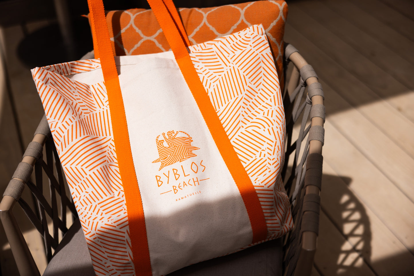 Tote bag Byblos Beach