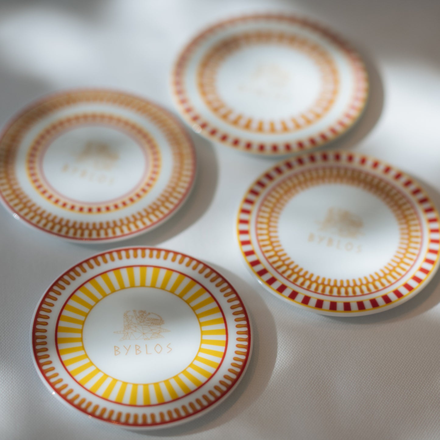 SET OF 4 BYBLOS x GINORI COASTERS
