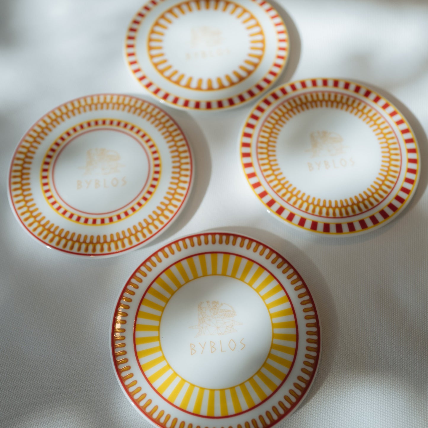 SET OF 4 BYBLOS x GINORI COASTERS