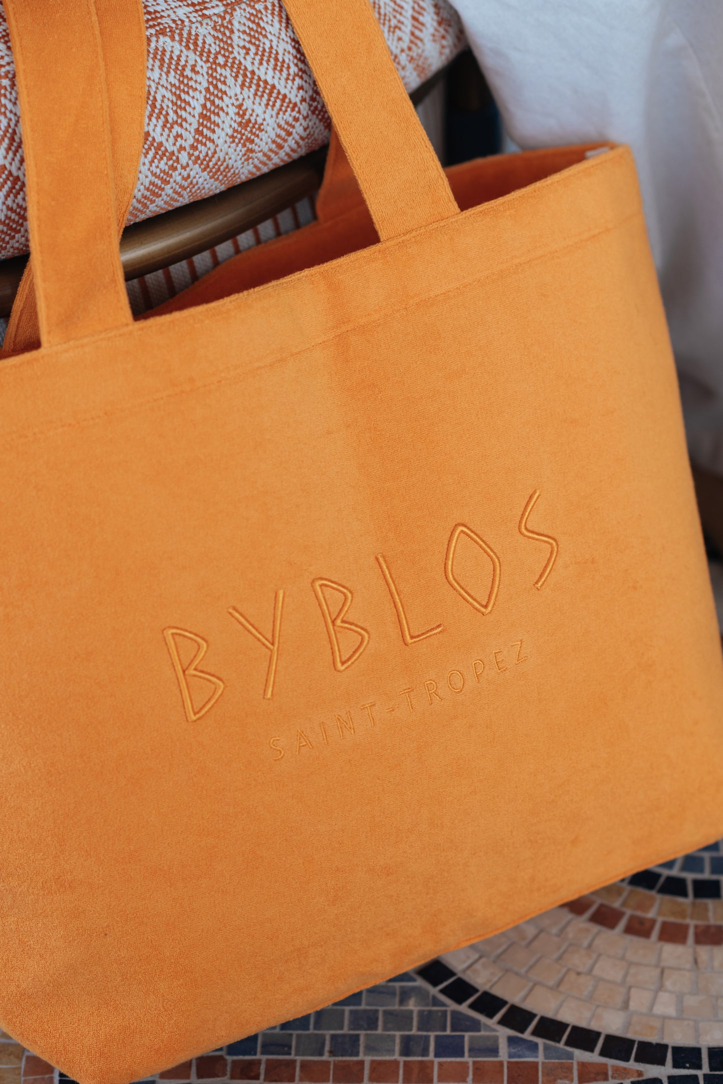 BYBLOS TERRYCLOTH BAG