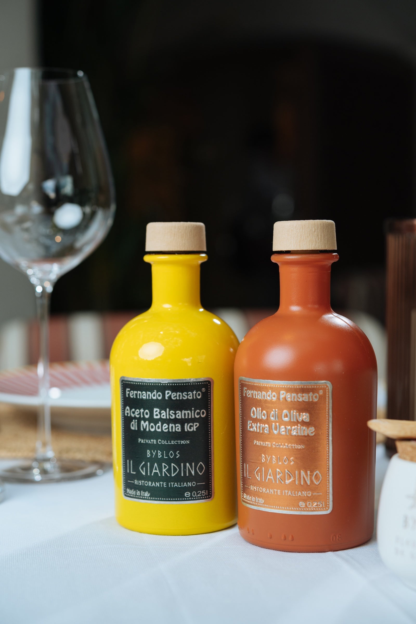 Coffret Huile & Vinaigre Il Giardino — Byblos Saint-Tropez