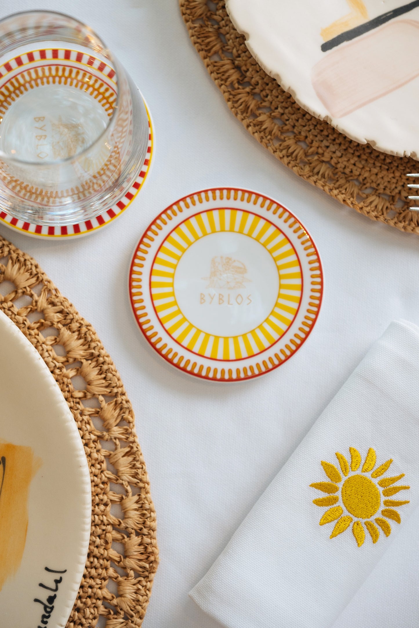 Set de 4 dessous de verre Byblos