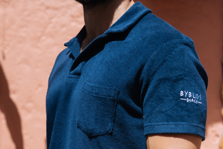 Polo Riviera Bleu Nuit Byblos Beach × Orlebar Brown